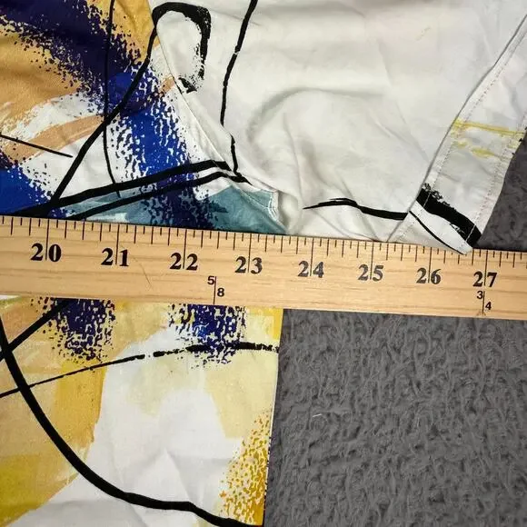 Robert Graham Shirt Mens L Multicolor Abstract Japanese Art Floral Dragon Accent - Picture 6 of 8